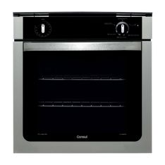 Forno de embutir a gás Consul 78 litros Prata com grill e timer sonoro - COA84BR