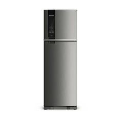 Geladeira Brastemp Frost Free Duplex 400 litros cor Inox com Freeze Control - BRM54HK