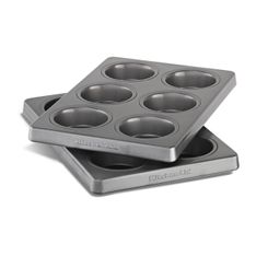 Forma Antiaderente 6 Mini Bolinhos 2 Peças