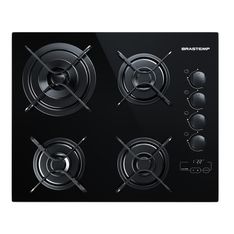 Cooktop 4 bocas Brastemp com duplachama e timer touch - BDT62AE