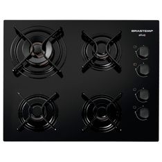 Cooktop 4 bocas Brastemp com duplachama e acendimento automático - BDD62AE