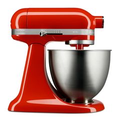 Batedeira Stand Mixer KitchenAid Artisan Mini Hot Sauce - KEA25AH