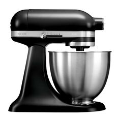 Batedeira Stand Mixer KitchenAid Artisan Mini Black Matte - KEA25AE