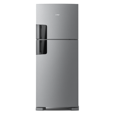 Geladeira Consul Frost Free Duplex com Freezer Espaçoso e Compartimentos Removíveis 410 litros cor Inox - CRM50LK