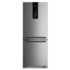 Geladeira Brastemp Frost Free Inverse A+++ 447 Litros Cor Inox com Smart Flow e Fresh Box - BRE57FK